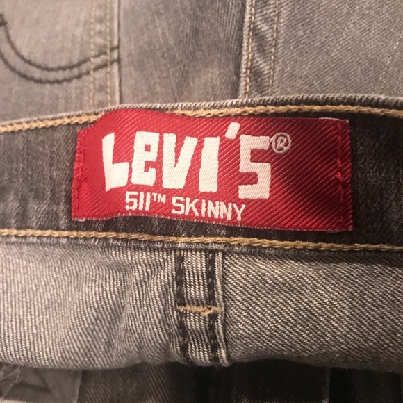 Levi’s 511 Boys Skinny Jeans Size 14 - Picture 2 of 4